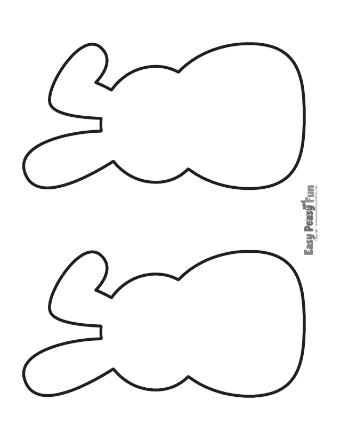 Large Bunny Outlines 8
