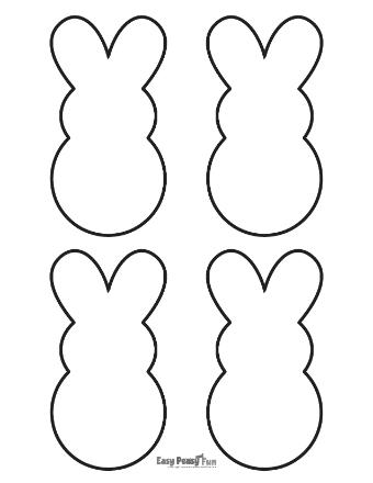 Medium Bunny Outlines 10