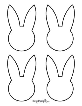 Medium Bunny Outlines 2