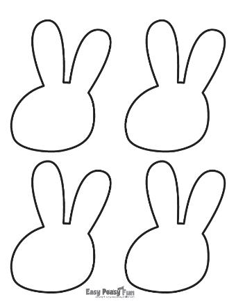 Medium Bunny Outlines 4
