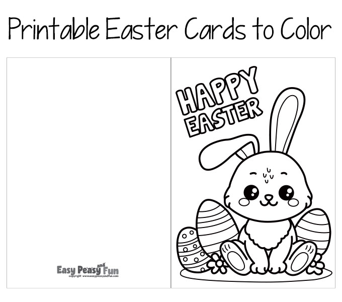 Easter Card to Color