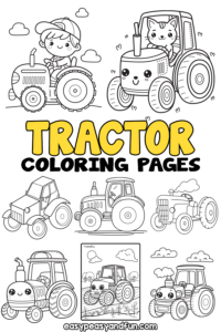 Printable Tractor Coloring Pages – Lots of Free Sheets - Easy Peasy and Fun