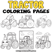 Printable Tractor Coloring Pages – Lots of Free Sheets