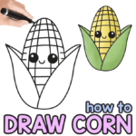 How to Draw Corn – Step by Step Drawing Tutorial