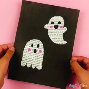 DIY Newspaper Ghost Craft