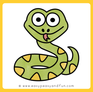 How to Draw a Snake – Step by Step Drawing Tutorial - Easy Peasy and Fun