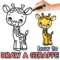 How to Draw a Giraffe – Step by Step Drawing Tutorial - Easy Peasy and Fun