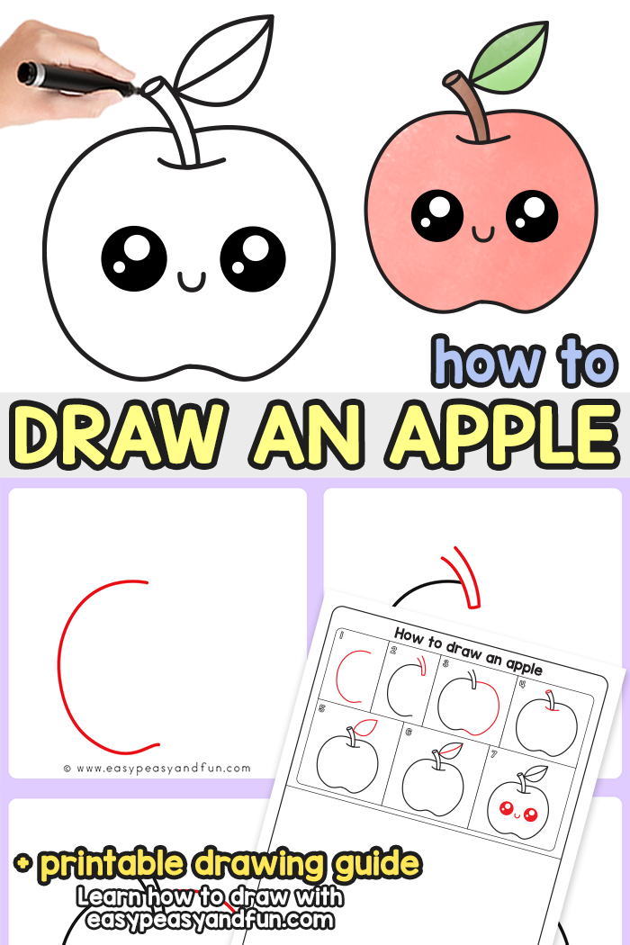 How to Draw an Apple Step by Step Tutorial