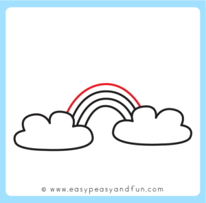How to Draw a Rainbow – Step by Step Drawing Tutorial - Easy Peasy and Fun