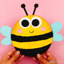 Simple Paper Plate Bee Craft