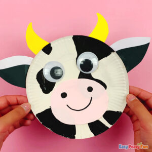 DIY Paper Plate Cow Craft