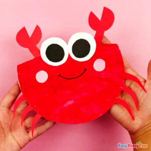 DIY Paper Plate Crab Craft