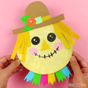 DIY Scarecrow Paper Plate Craft