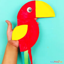 Paper Plate Parrot Craft