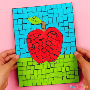 Mosaic Apple Craft Idea