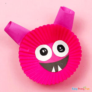 Cupcake Liner Halloween Monsters Craft