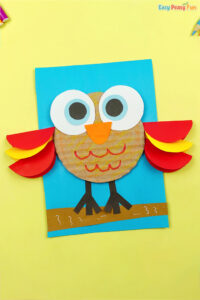 Cardboard Owl Craft - Easy Peasy and Fun