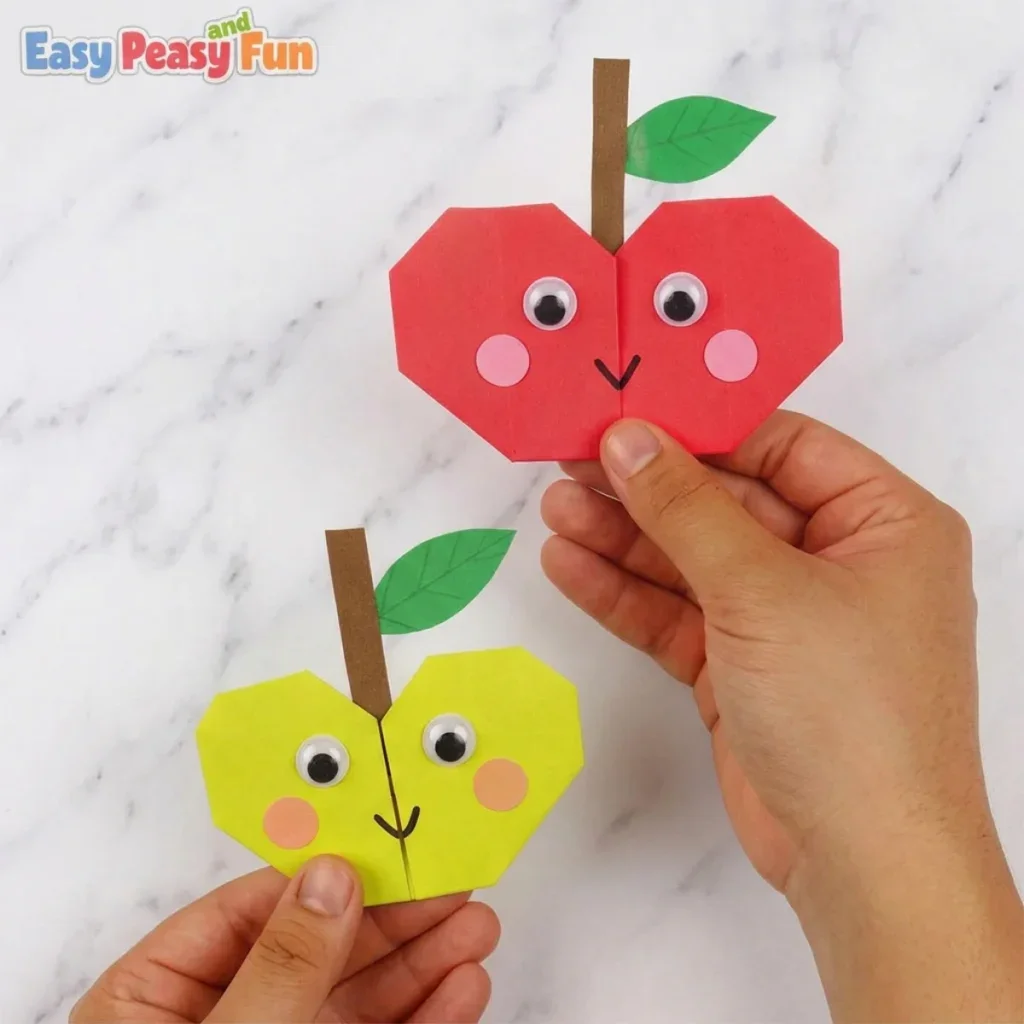 Kawaii Origami Apples
