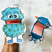 Printable Monster Finger Puppets