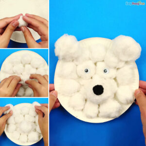 Paper Plate Polar Bear Craft - Easy Peasy and Fun
