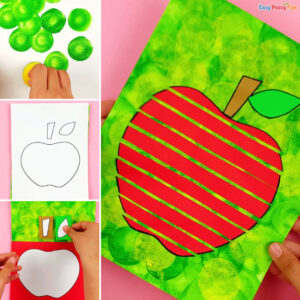 Quick Apple Art Idea for Kids - Easy Peasy and Fun