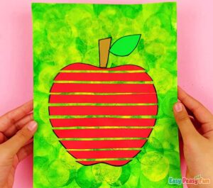 Quick Apple Art Idea for Kids - Easy Peasy and Fun