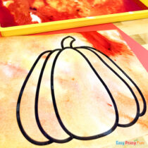 Pumpkin Fizzy Painting Art