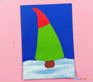 Paper Christmas Tree Card - Easy Peasy and Fun
