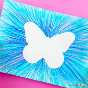 Butterfly Silhouette Art Template