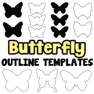 Printable Butterfly Outline Templates