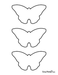 Free Printable Butterfly Templates - Easy Peasy and Fun