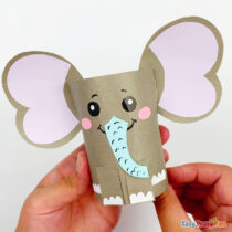 Toilet Paper Roll Elephant Craft
