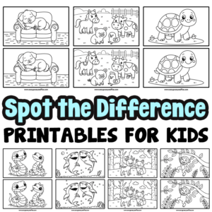 Printable Spot the Difference Pictures for Kids
