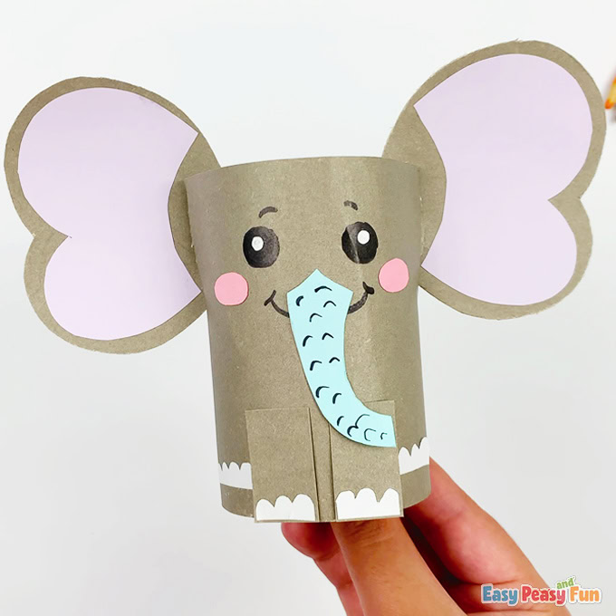 Toilet Paper Roll Elephant Craft IDea