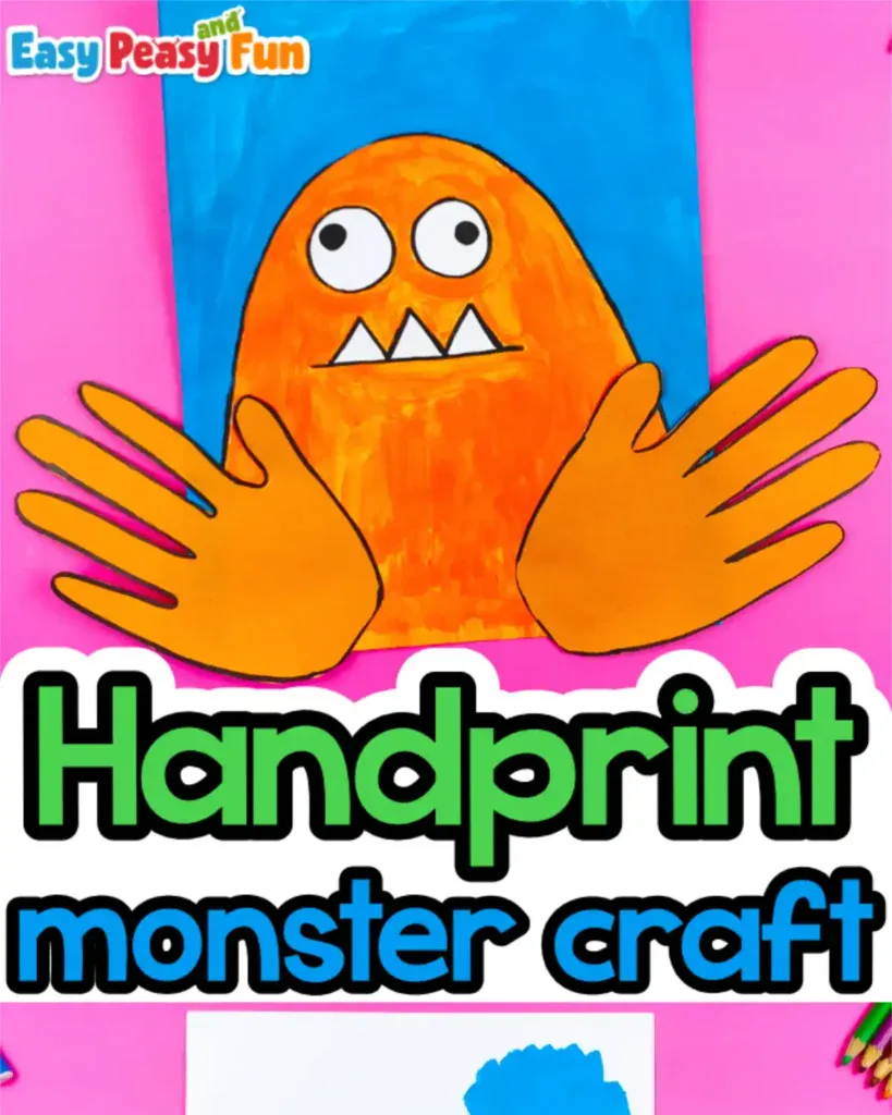 Handprint monster craft