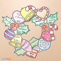Printable Christmas Wreaths