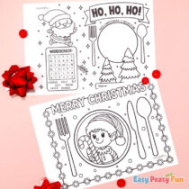 Free Printable Christmas Placemats