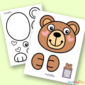Cut and Paste Valentine's Day Writing Craft - Easy Peasy and Fun