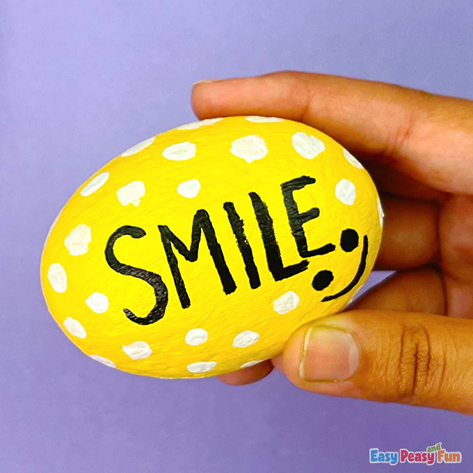 Kindness Rock Painting for Kids