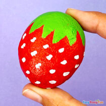Strawberry Painted Rocks