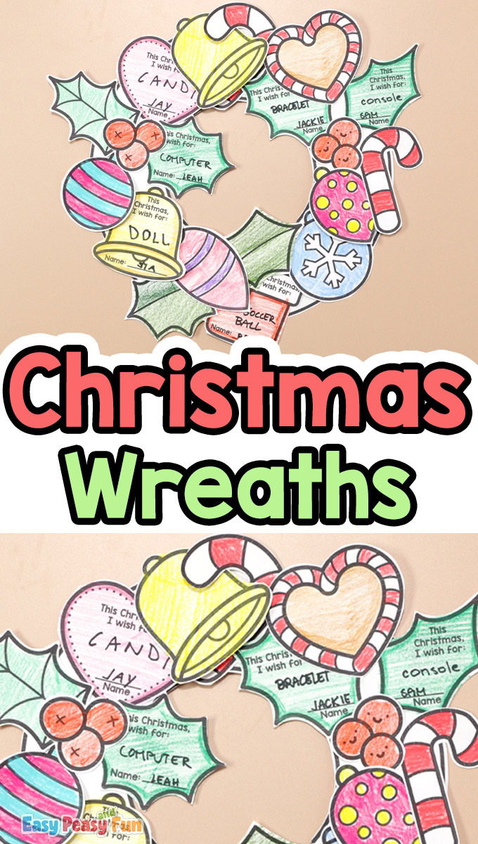 Printable Christmas Wreaths