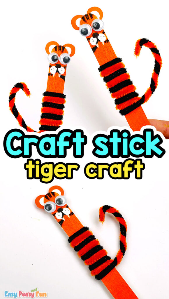 Tiger Craft Stick Craft