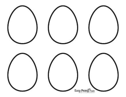 Blank Easter Eggs for Crafts 1