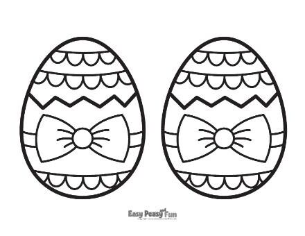 Cracked Easter Egg Template 6
