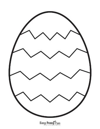 Easter Egg Coloring Page 3