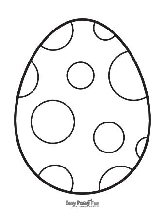 Easter Egg Coloring Sheet 4