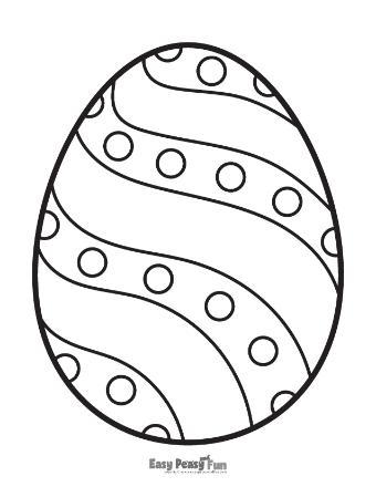 Easter Egg Page to Color 6