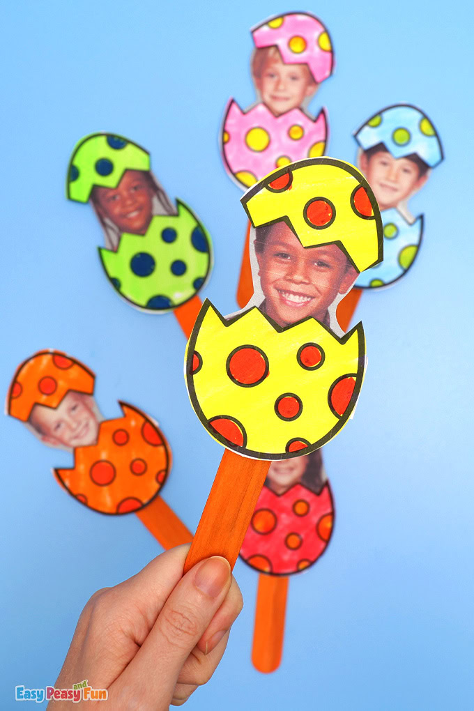 Easter Egg Photo Craft Idea
