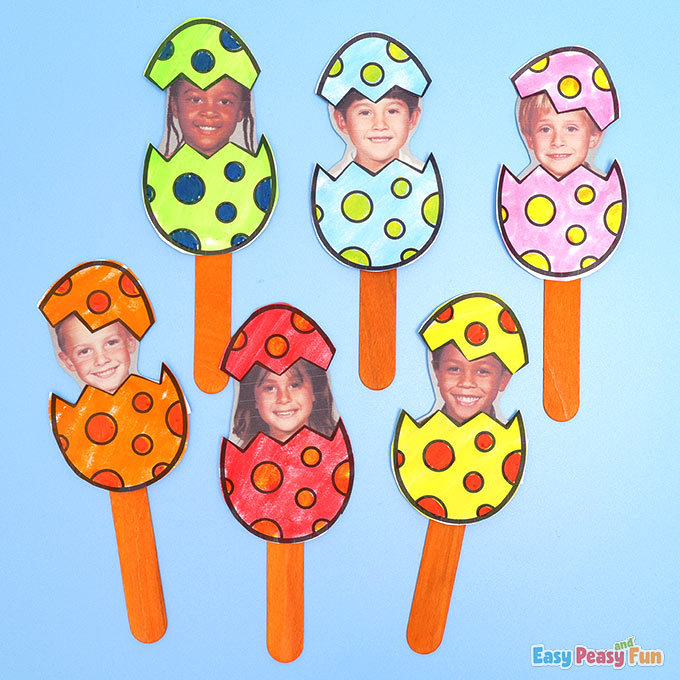 Easter Egg Photo Craft Templates
