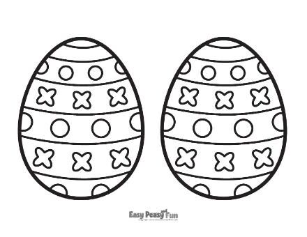 Easter Eggs for Coloring 8